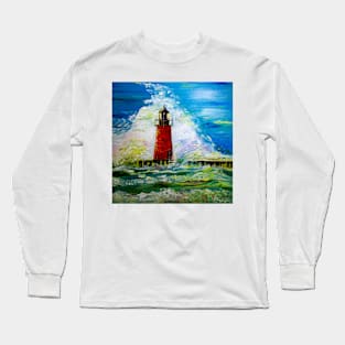 Red lighthouse Long Sleeve T-Shirt